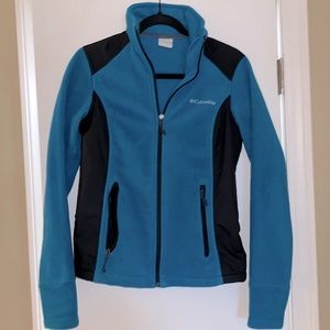 Columbia Women’s Fleece in Blue/Black Size Small